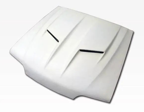 1987-1993 Ford Mustang 2Dr Stalker 2 Fiber Glass Hood - Image 2