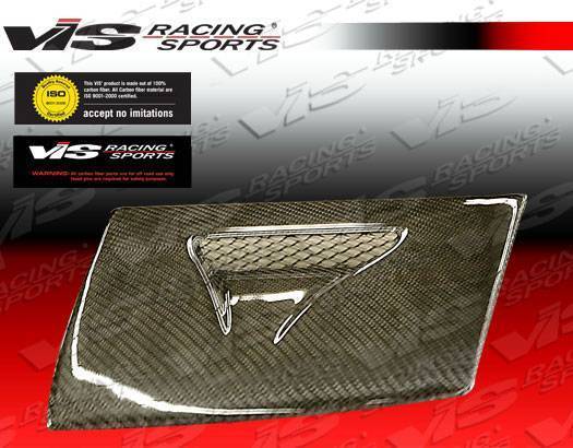 1989-1994 Nissan 240Sx Carbon Fiber Headlight Cover With Intake Scoop