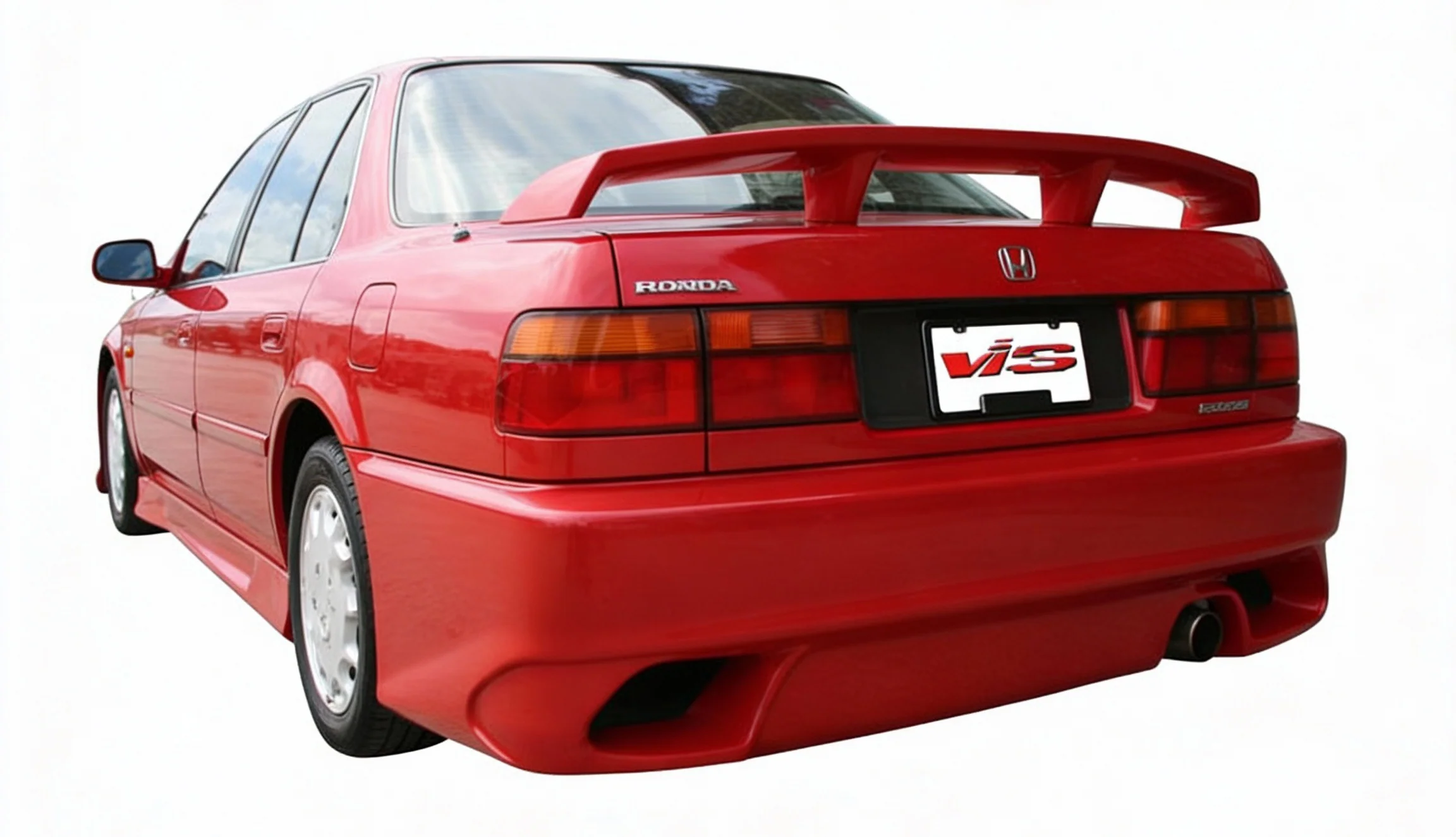 1990-1993 Honda Accord 4 doors 2 doors Gemini Style FRP Primer Rear Bumper