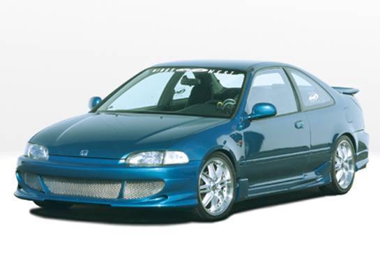 1992-1995 Honda Civic 2Dr Bigmouth 4Pc Complete Kit W/G5 Series Sides & Rear - Image 2