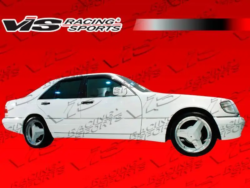 1992-1999 Mercedes S-Class W140 4Dr Laser Side Skirts - Image 2