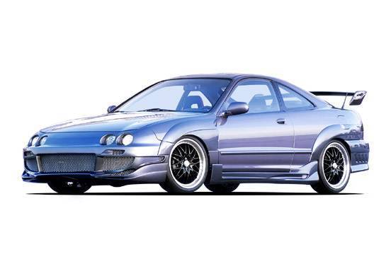 1994-1997 Acura Integra 2Dr Avenger Kit W/7Pc Extreme Flares - Image 2