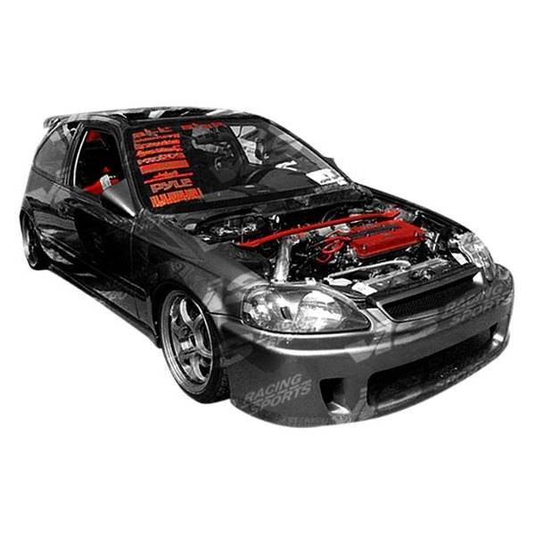 1996-1998 Honda Civic 2Dr/4Dr/Hb Walker Front Bumper - Image 2