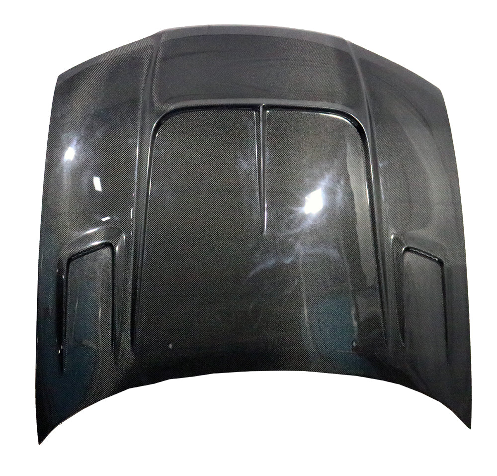 1997-1998 Nissan SKYLINE R33 (GTS) 2DR Drift 2 Style Carbon Fiber Hood - Image 4