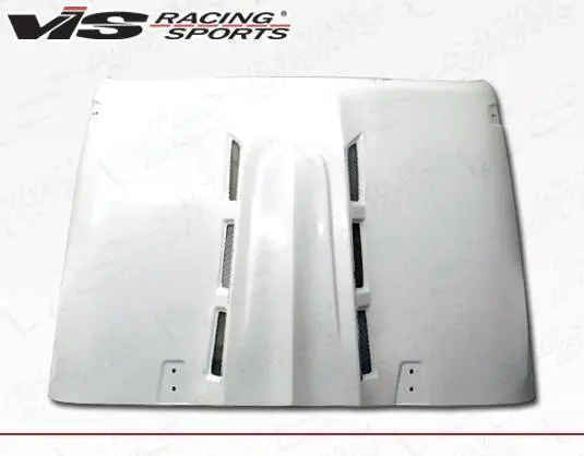 1997-2006 Jeep Wrangler Heat Extractor Fiberglass Hood - Image 2