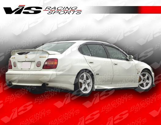 1998-2005 Lexus Gs 300/400 4Dr Alfa Rear Lower Add-On Carbon Fiber Diffuser - Image 2