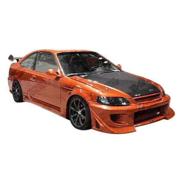 1999-2000 Honda Civic 2Dr/4Dr/Hb Battle Z Front Bumper
