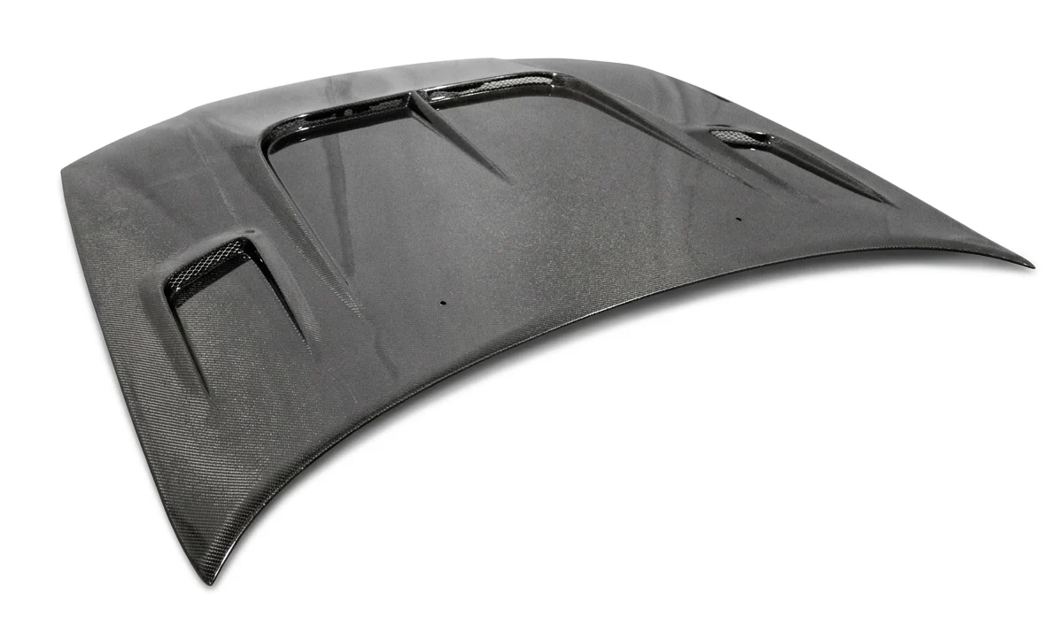 1999-2001 Nissan SKYLINE R34 (GTR) Cyber Style Carbon Fiber Hood - Image 4