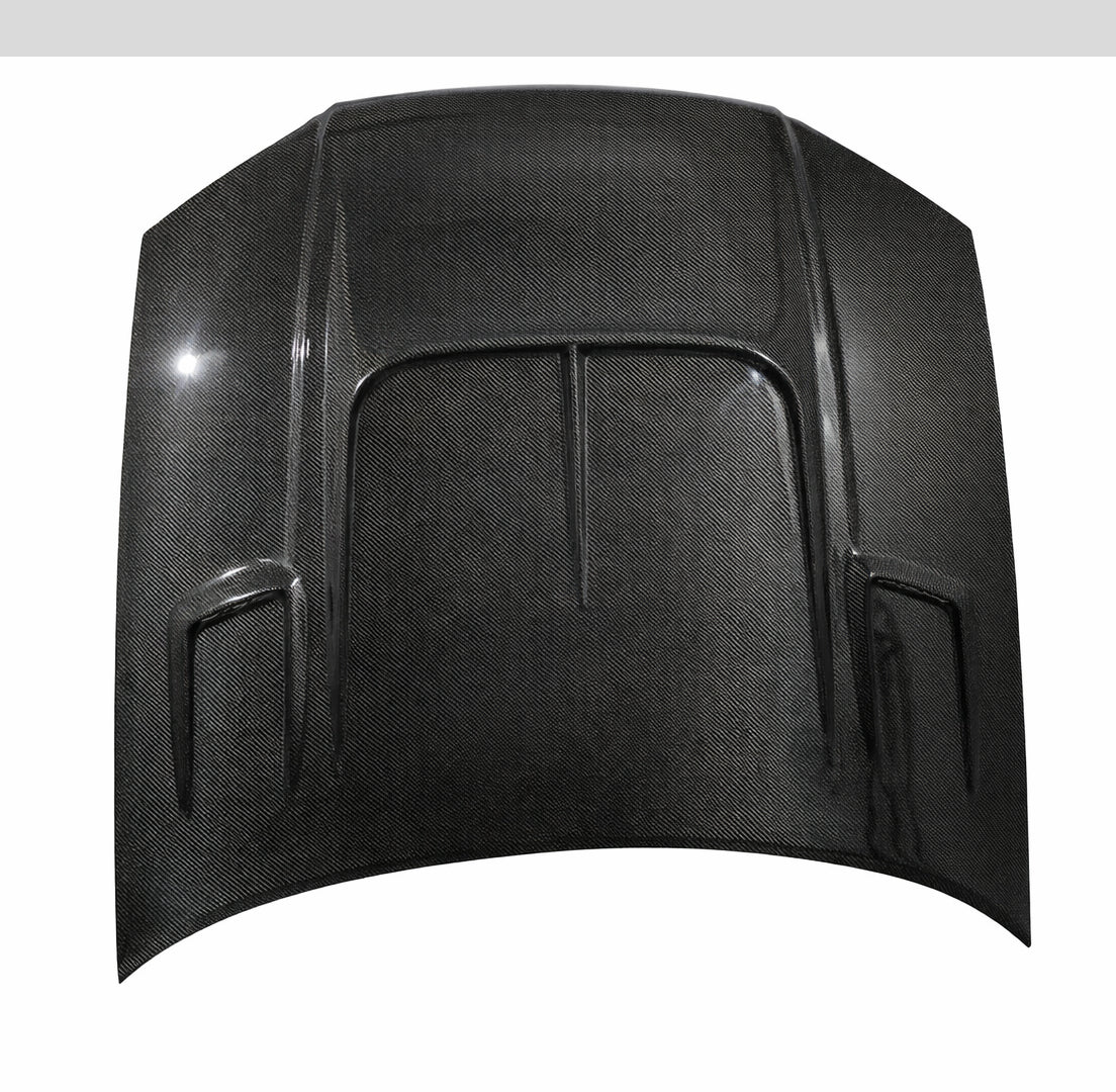 1999-2001 Nissan SKYLINE R34 (GTR) Cyber Style Carbon Fiber Hood - Image 5