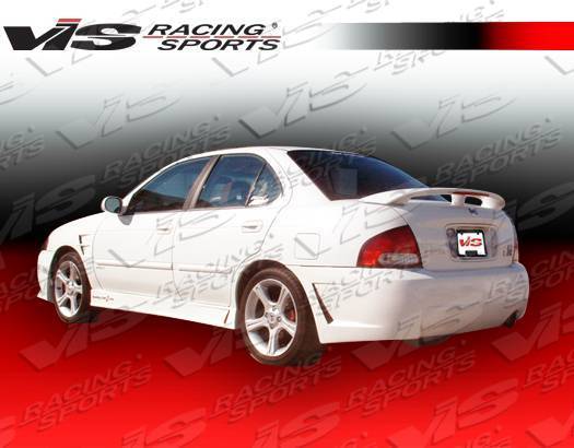 2000-2003 Nissan Sentra 4Dr Tsc 3 Rear Bumper - Image 2