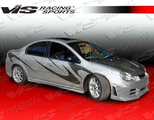 2000-2005 Dodge Neon 4Dr Kombat Side Skirts - Image 2