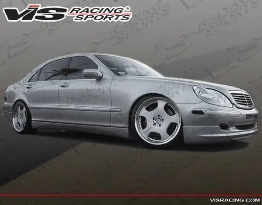 2000-2006 Mercedes S-Class W220 4Dr VIP Side Skirts - Image 3