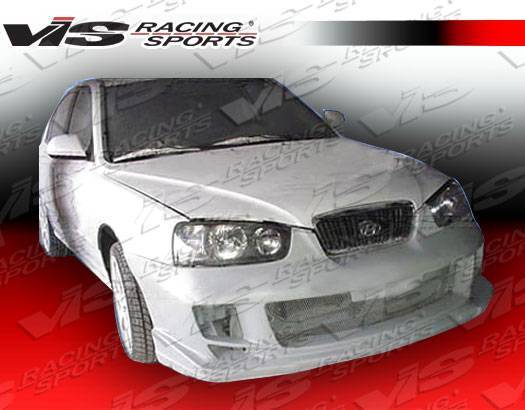 2001-2003 Hyundai Elantra 4Dr Ballistix Front Bumper - Image 2