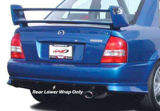 2001-2003 Mazda Protege Mps 4Pc W/9Pc Extreme Fender Flares - Image 3