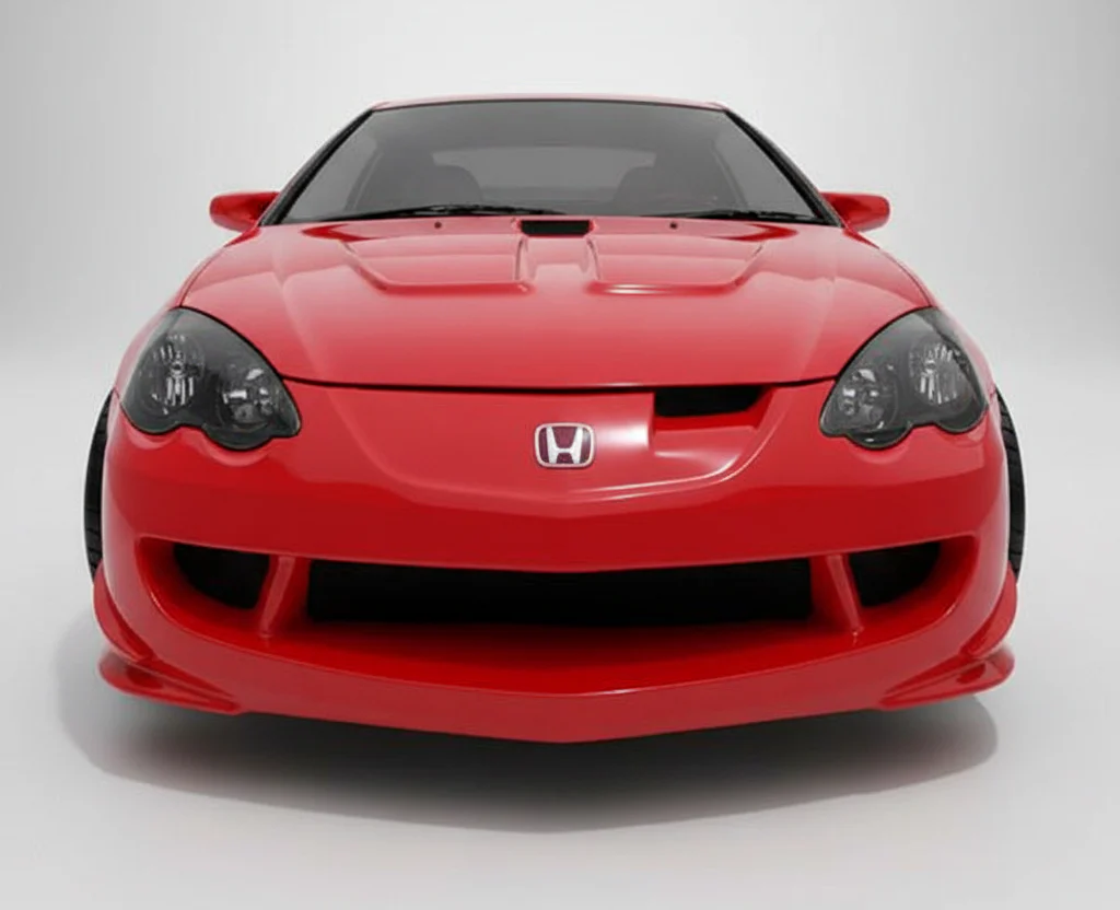 2002-2004 Acura Rsx 2Dr Techno R Front Bumper - Image 2