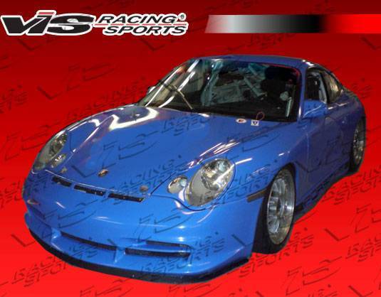 2002-2004 Porsche 996 2Dr GT3 RS Style Front Bumper - Image 3