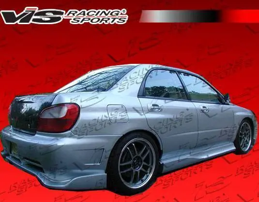 2002-2007 Subaru Wrx 4Dr Alfa Side Skirts - Image 2