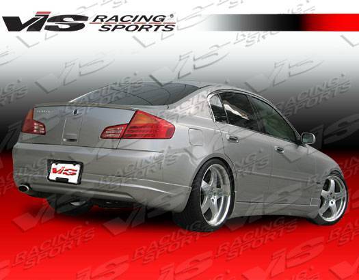 2003-2004 Infiniti G35 4Dr Vip Rear Lip - Image 4