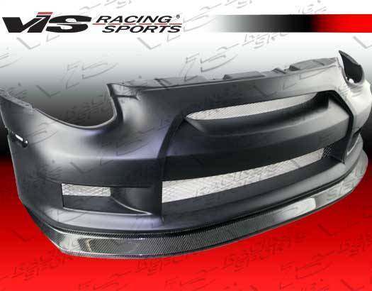 2003-2007 Infiniti G35 2Dr Gtr Front Bumper W/Carbon Add-On Lip - Image 3