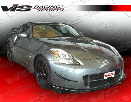 2003-2008 Nissan 350Z 2Dr Techno R 2 Front Bumper w/ Canards - Image 4