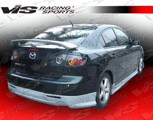 2004-2005 Mazda 3 4Dr Fuzion Rear Lip - Image 2