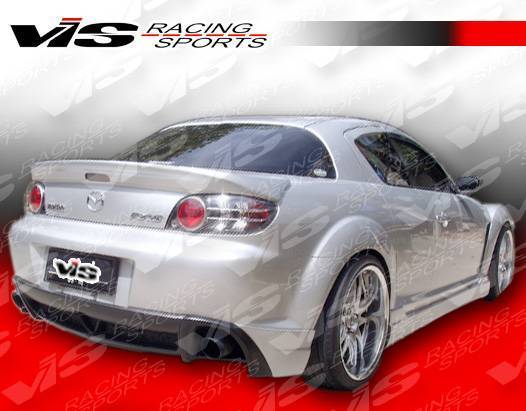 2004-2008 Mazda Rx8 2Dr Wings Rear Bumper - Image 2