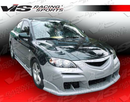 2004-2009 Mazda 3 4Dr Laser Front Bumper - Image 2