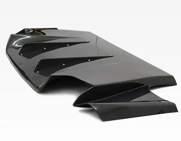 2006-2007 Mitsubishi Evo 9 VRS Carbon Fiber Rear Diffuser - Image 2