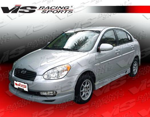 2006-2008 Hyundai Accent 4Dr Fuzion Front Lip - Image 2