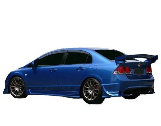 2006-2011 Honda Civic 4Dr Ballistix Side Skirts - Image 2
