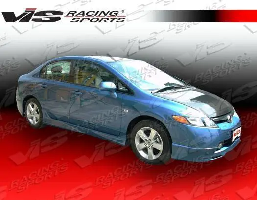 2006-2011 Honda Civic 4Dr Fuzion Side Skirts - Image 2