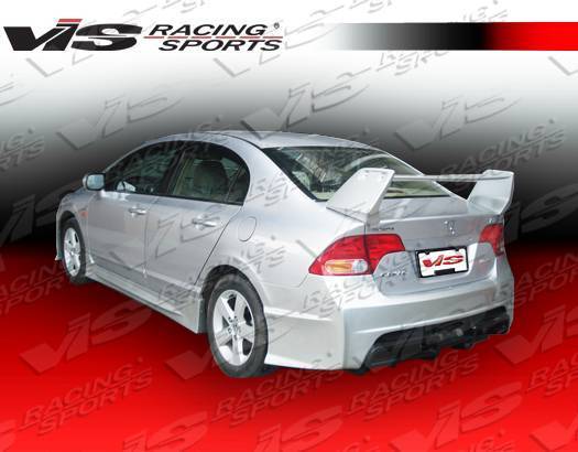 2006-2011 Honda Civic 4Dr Techno R 2 Rear Bumper - Image 3
