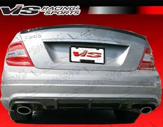 2008-2011 Mercedes C- Class W204 Amg 4Dr Dtm Style Carbon Fiber Rear Diffuser for dual exhaust - Image 2