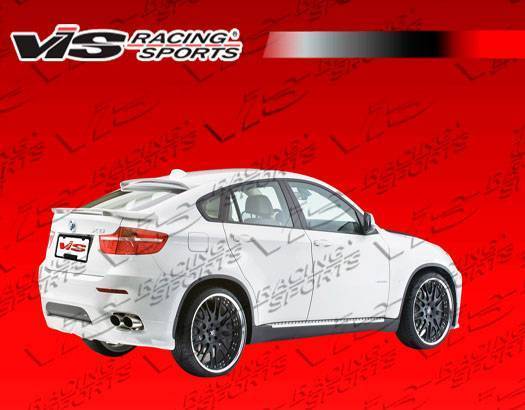 2008-2013 Bmw X6 4Dr Euro Tech Rear Diffuser And Aprons. - Image 2
