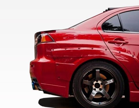 2008-2015 Mitsubishi Evo 10 Z Speed Wide Body Fender Flares - Image 2