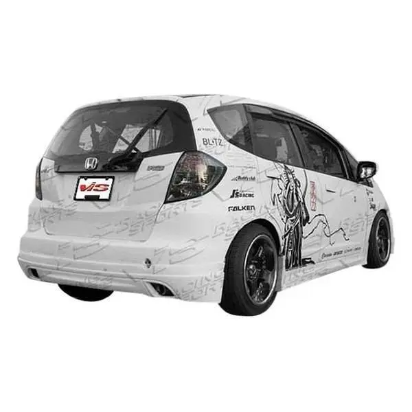 2009-2013 Honda Fit Techno R Side Skirts