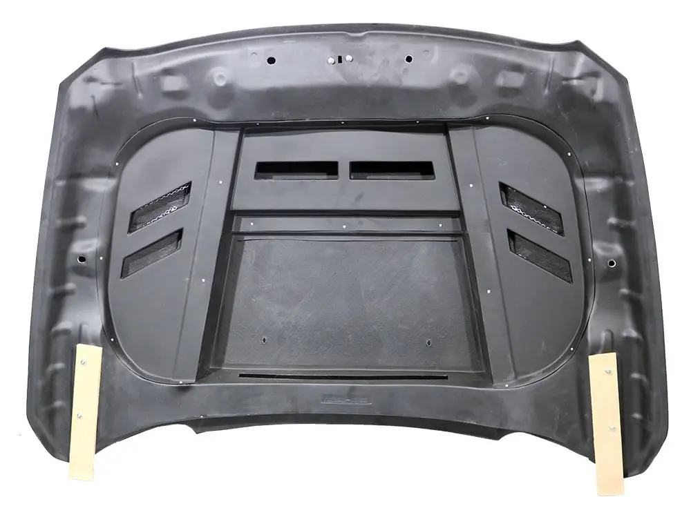 2009-2018 Dodge Ram 1500 Fiberglass VTM Style Hood - Image 4