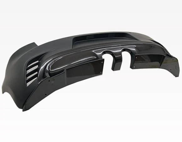 2010-2014 Volkswagen MK6 Golf Razor Rear Bumper with carbon diffuser - Image 2