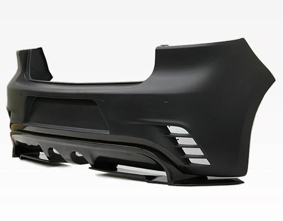 2010-2014 Volkswagen MK6 Golf Razor Rear Bumper with carbon diffuser - Image 3
