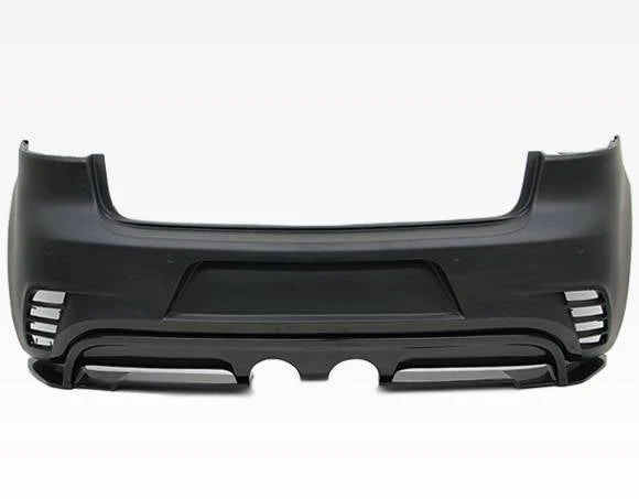 2010-2014 Volkswagen MK6 Golf Razor Rear Bumper with carbon diffuser - Image 4