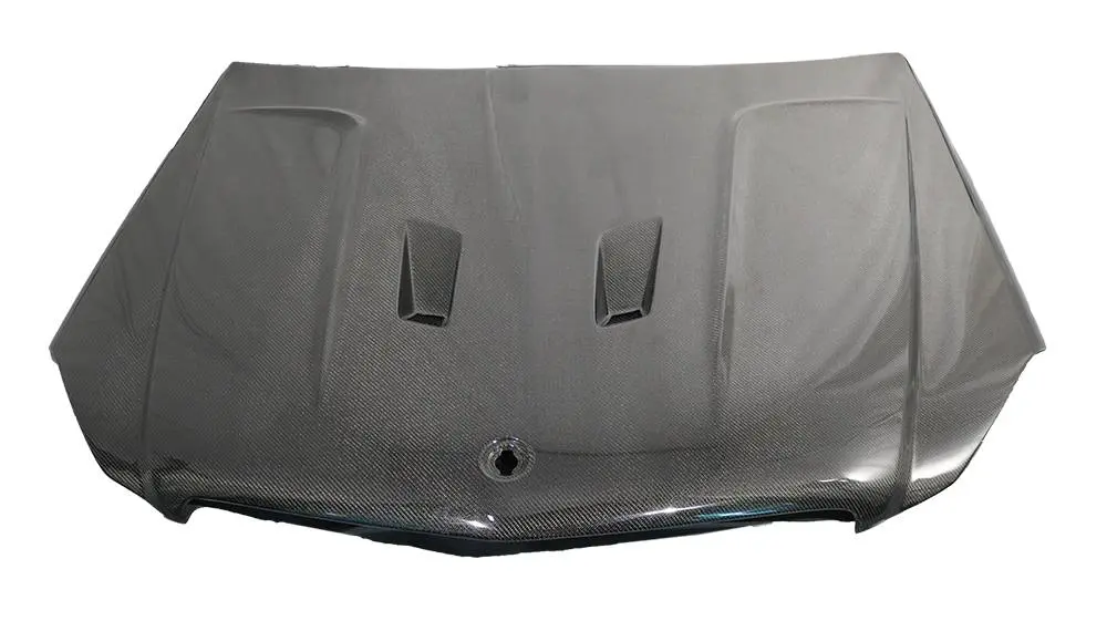 2012-2015 Mercedes C Class 4 doors BLK Series Style Carbon Fiber Black Hood - Image 2