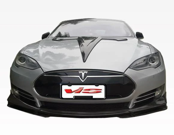 2012-2015 Tesla Model S VIP Carbon Fiber Front Lip - Image 3