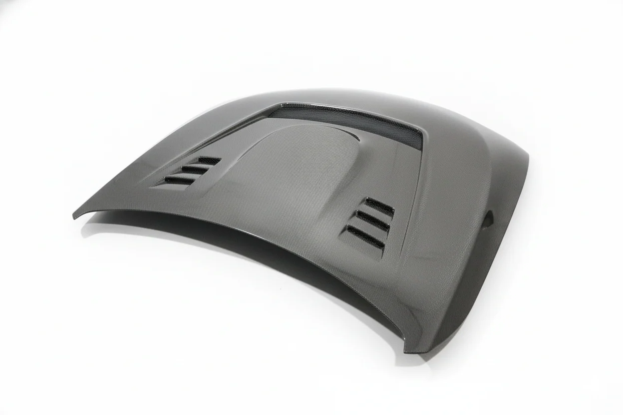 2012-2020 BMW 3 Series XTS Style Carbon Fiber Hood 2014-2019 F30, F31, F32, F33, F36 - Image 2