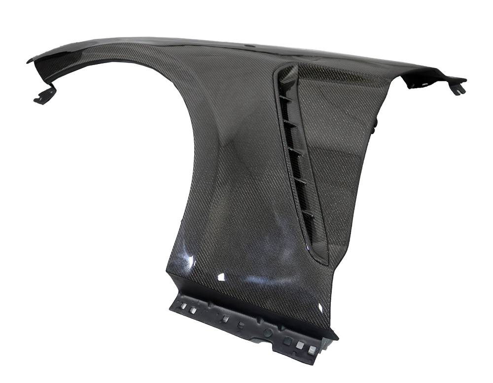 2018-2023 Ford Mustang GT350 GT Style Carbon Fiber Fenders - Image 3