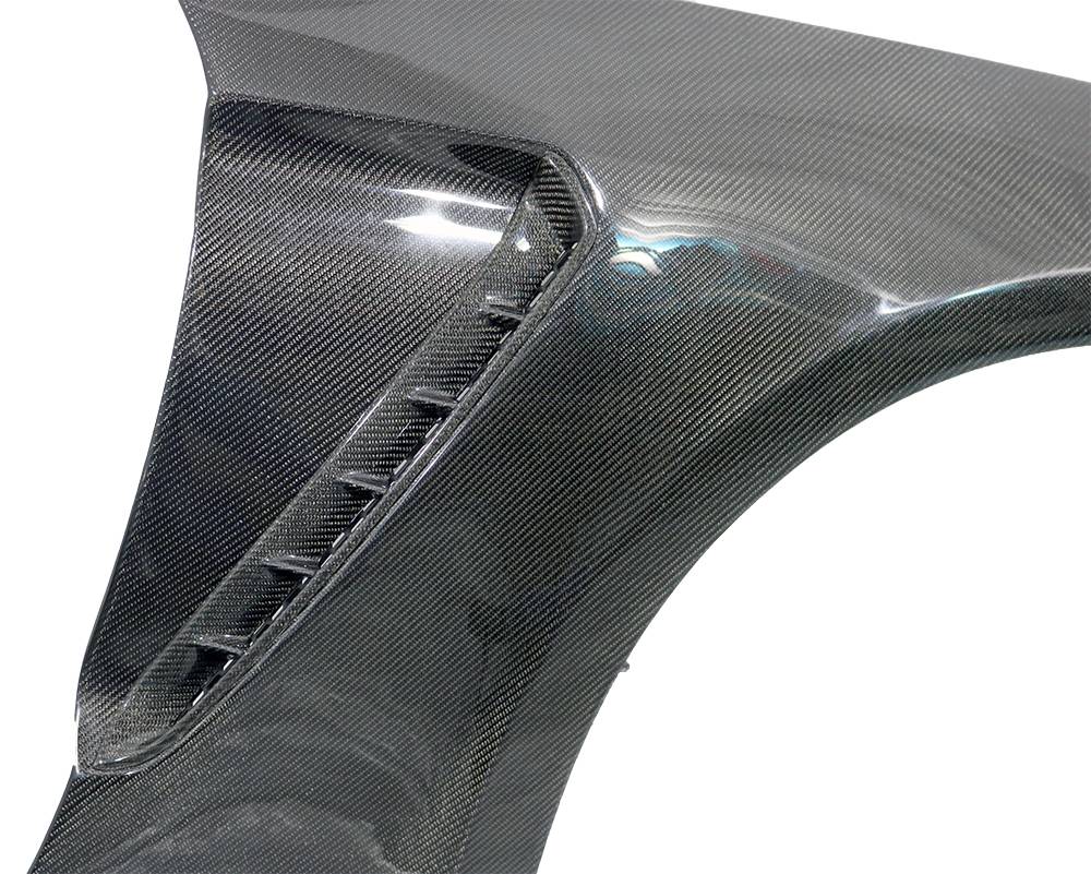 2018-2023 Ford Mustang GT350 GT Style Carbon Fiber Fenders - Image 7