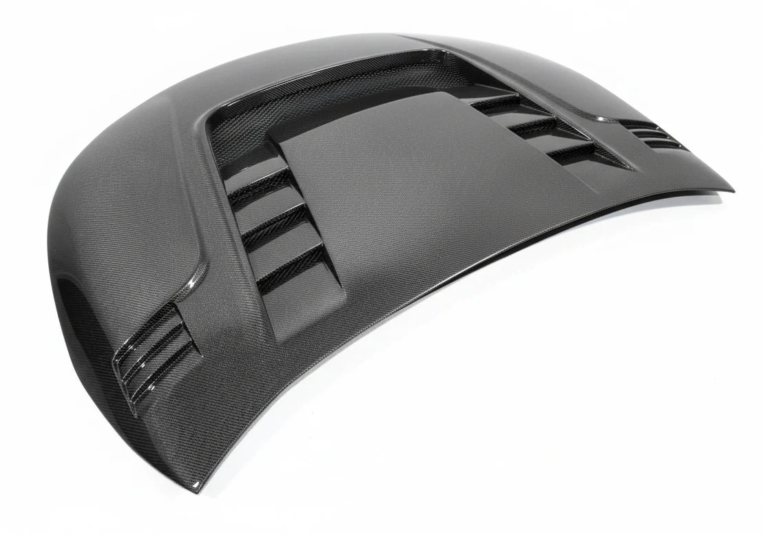 2020-2026 Toyota Corolla HatchBack/Sedan VS 2 Style Carbon Fiber Hood - Image 3