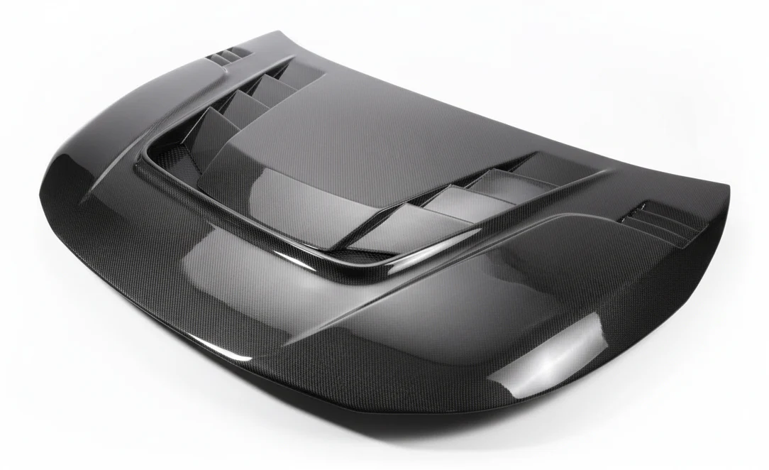 2020-2026 Toyota Corolla HatchBack/Sedan VS 2 Style Carbon Fiber Hood - Image 4