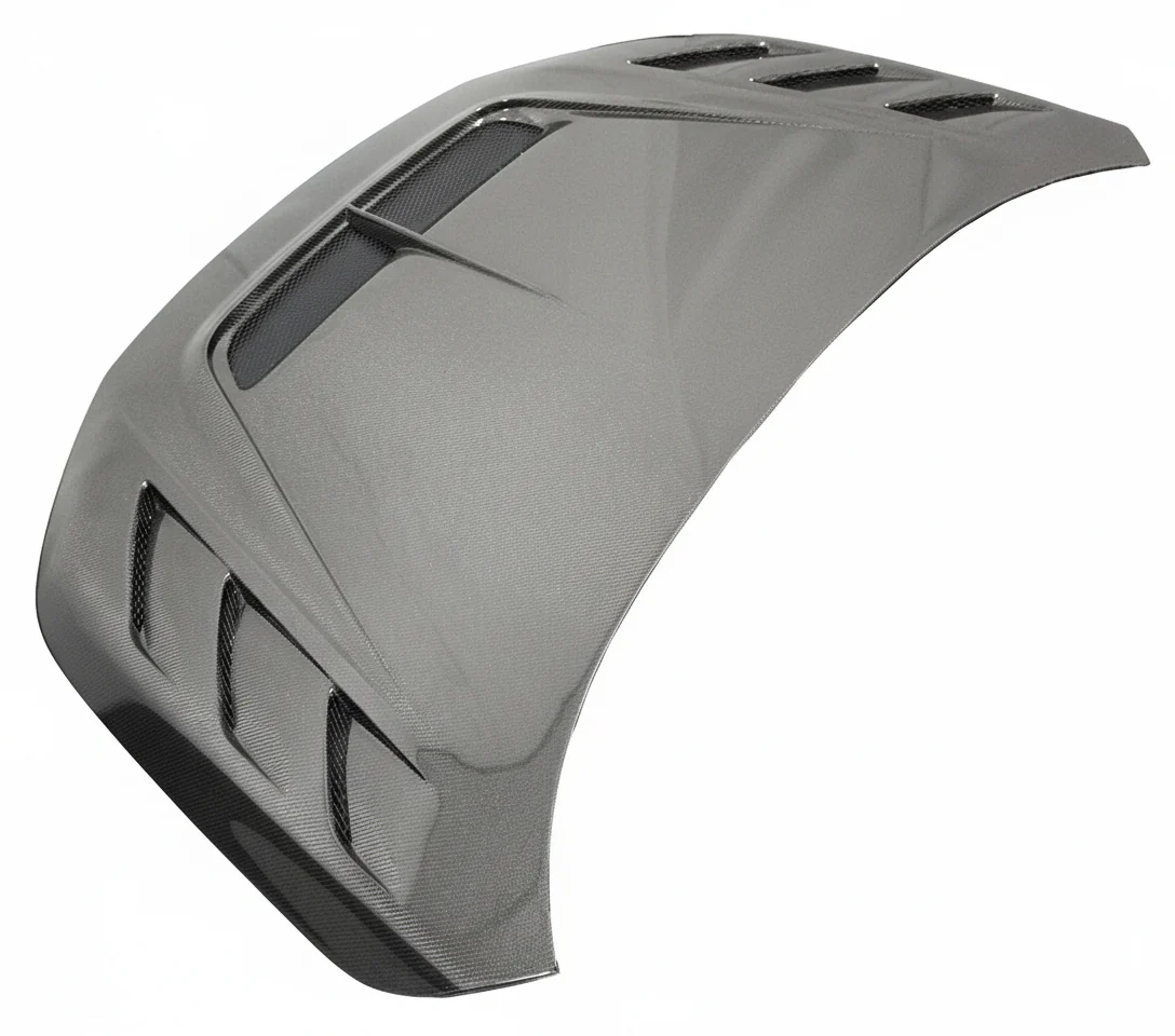 2022-2026 Honda Civic Sedan TMX Style Carbon Fiber Hood - Image 3