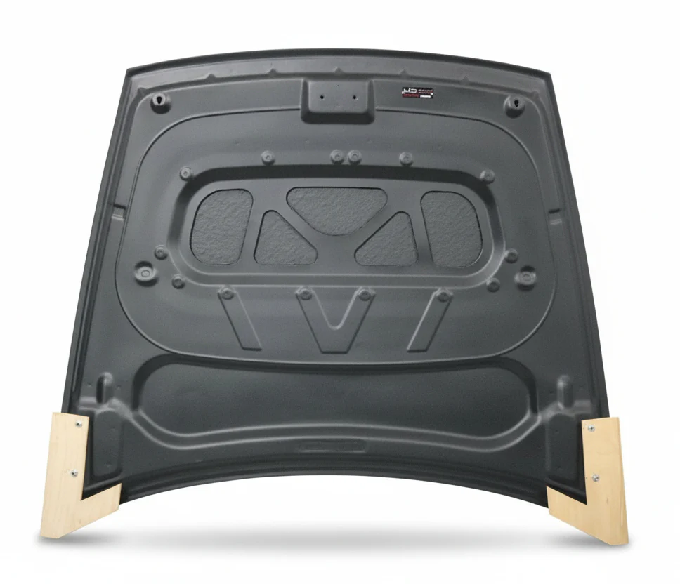 2025-2026 Tesla Model Y OEM Style Carbon Fiber Hood - Image 4