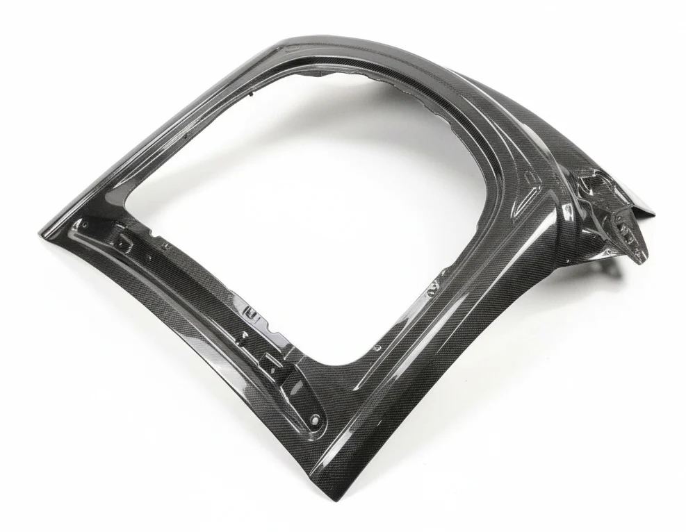 2025-2026 Tesla Model Y OEM Style Carbon Fiber Trunk - Image 4